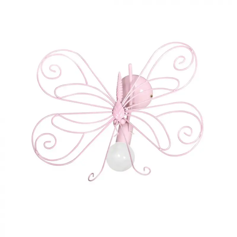Fali lámpa MOTYL 2 PINK 1xE27 Azonnali szállítás