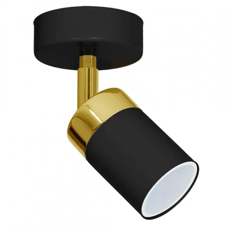 Árengedmény Fali lámpa JOKER BLACK/GOLD 1xGU10