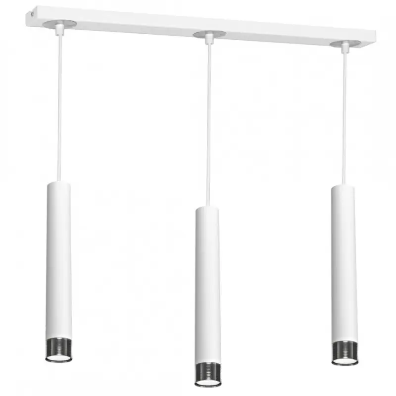 Árengedmény Függesztett lámpa DANI WHITE/CHROME 3xGU10