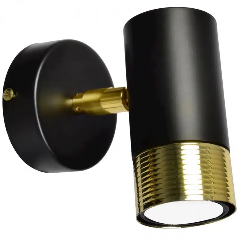 Fali lámpa DANI BLACK/GOLD 1xGU10 Árcsökkenés