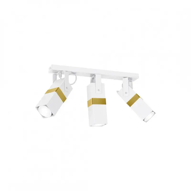 Mennyezeti lámpa VIDAR WHITE/GOLD 3xGU10 Prémium