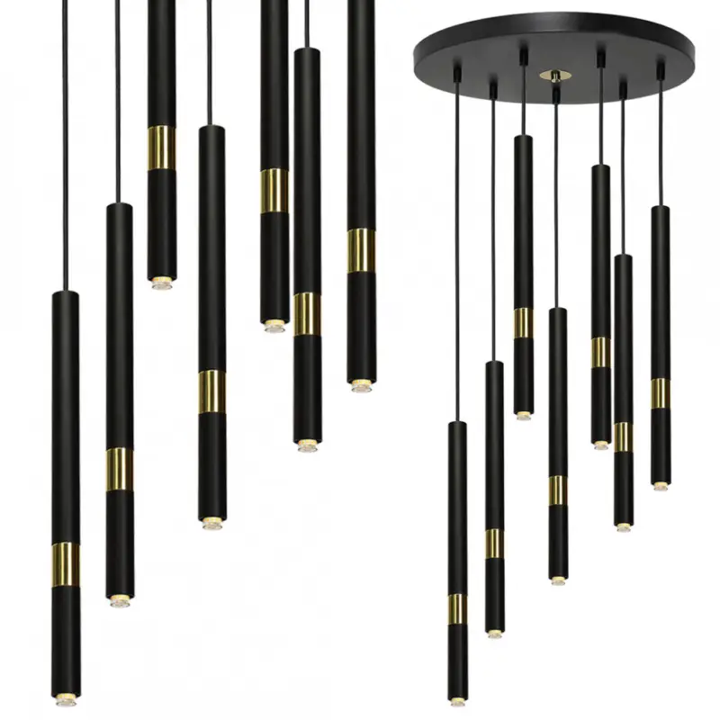 Szuper akció Függeszték MONZA BLACK/GOLD 7xG9 8W