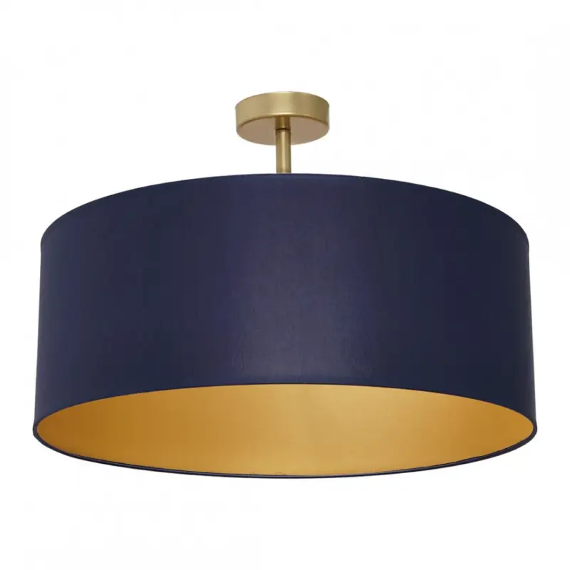 Legkelendőbb Mennyezeti lámpa BEN NAVY BLUE/GOLD 3xE27