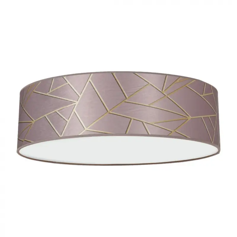 Végkiárusítás Mennyezeti lámpa ZIGGY PINK Gold/Pink 3xE27 Ø50cm
