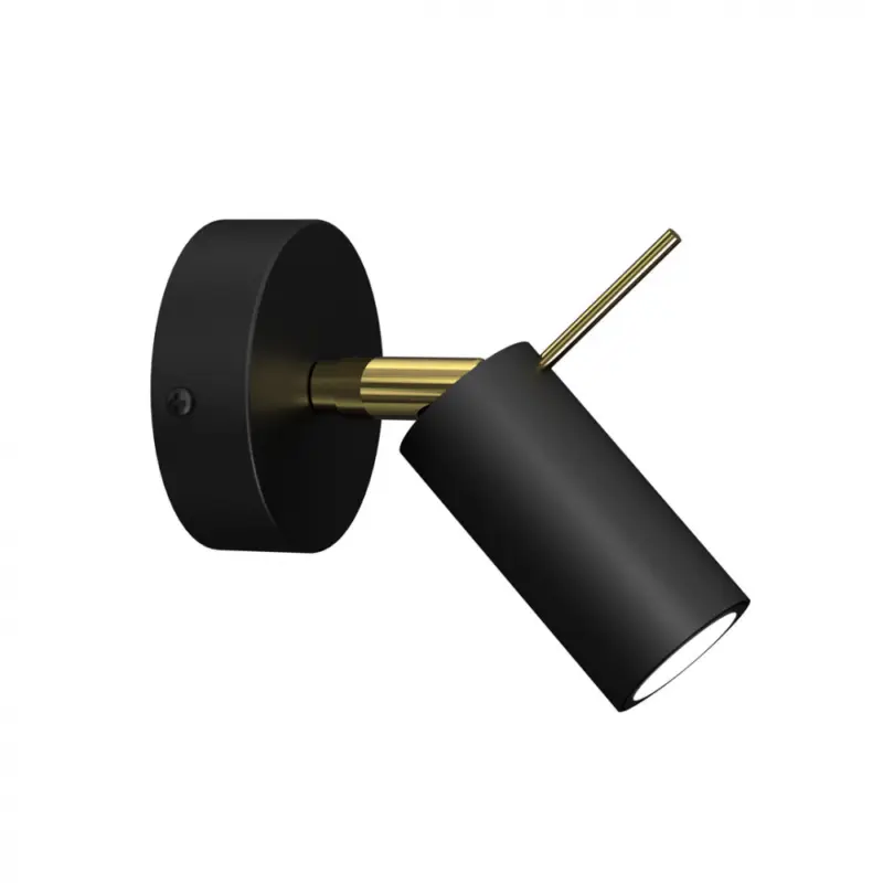 Fali lámpa PRESTON GOLD/BLACK 1x mini GU10 Vásárlói kedvenc
