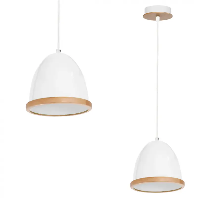 Legkelendőbb Függesztett lámpa STUDIO WHITE 1xE27
