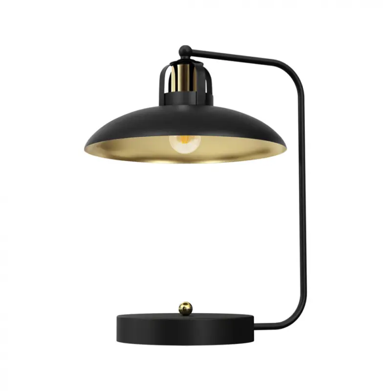 Asztali lámpa FELIX BLACK/GOLD 1xE27 Vásárlói kedvenc