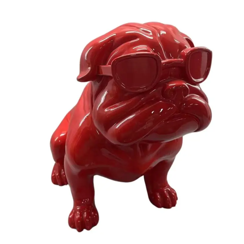 Vedd meg online Piros bulldog - szobor