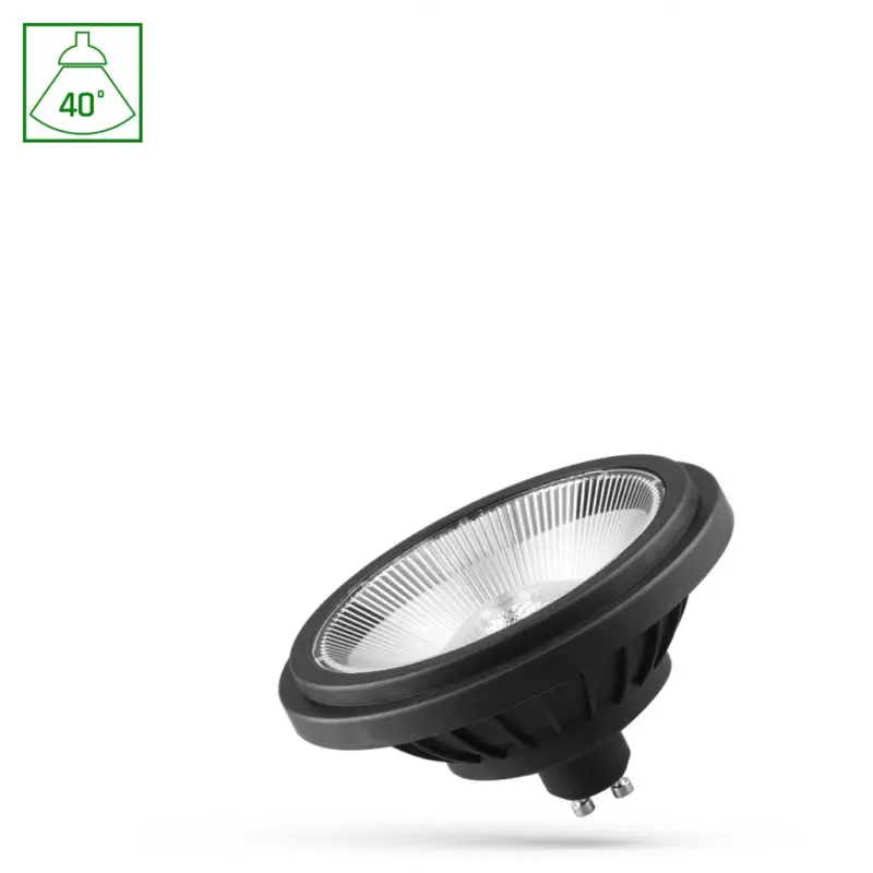 LED AR111 GU10 230V 14W BASIC 2 SMD 40° NW BLACK SPECTRUM Szuper ajánlat