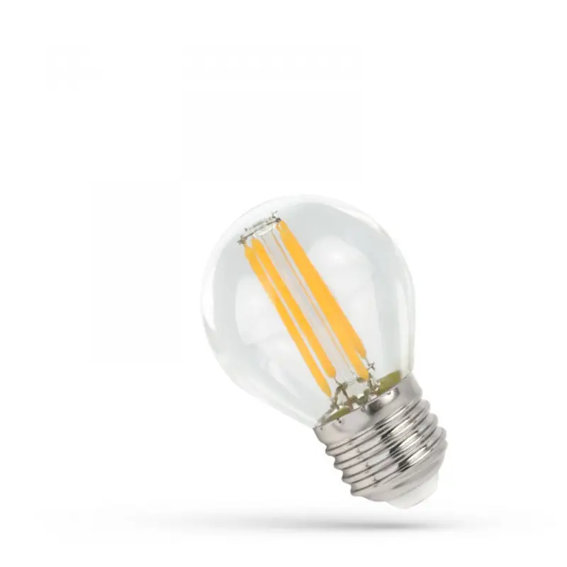 LED BALL E-27 230V 6W COG 1800KCLEAR SPECTRUM Expressz szállítás