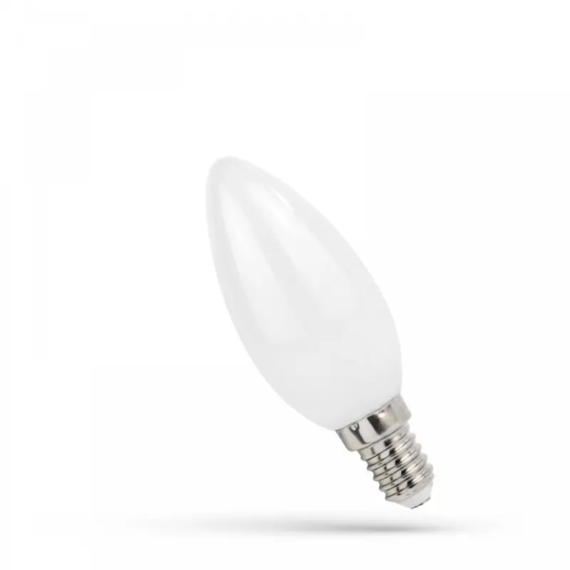Expressz szállítás LED gyertya E14 230V 4W COG WW fehér