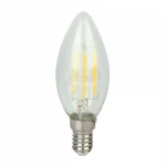 Alacsony ár LED line LITE LED bulb E14 4W 4000K 480lm 220-240V FILAMENT C35 CANDLE