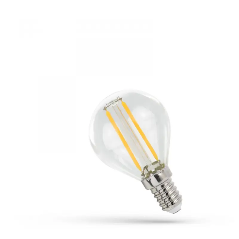LED gömb G45 E-14 230V 1W COG WW Áttetsző SPECTRUM Prémium