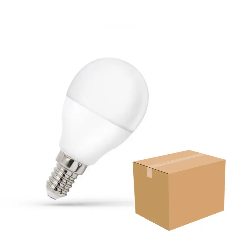 LED Kisgömb E14 230V 8W WW - kartonos (100 db) Utolsó esély