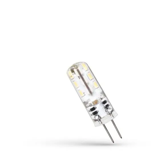 Biztonságos fizetés LED G4 szilikonos kapszula 12V 1,5W CW 10x35mm