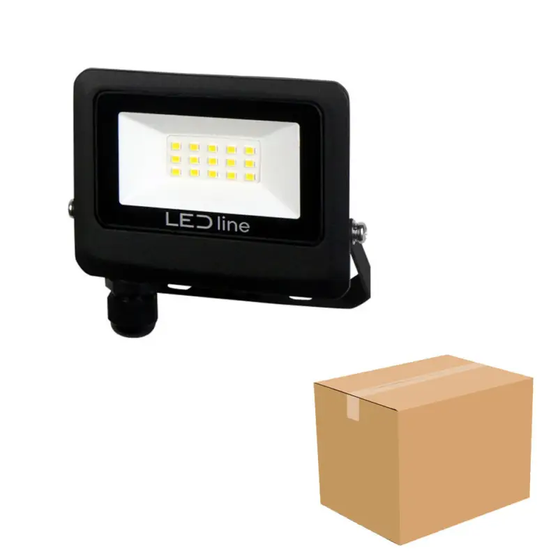 Biztonságos fizetés LEDline LITE Floodlight PHOTON 10W 4000K 1000lm - kartonos (30 db)