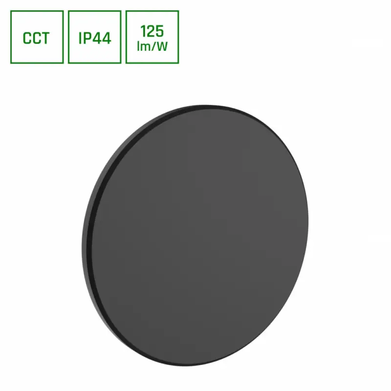 PIATTA 12W 230V IP44 CCT 180x47 mm fekete Akciós ár