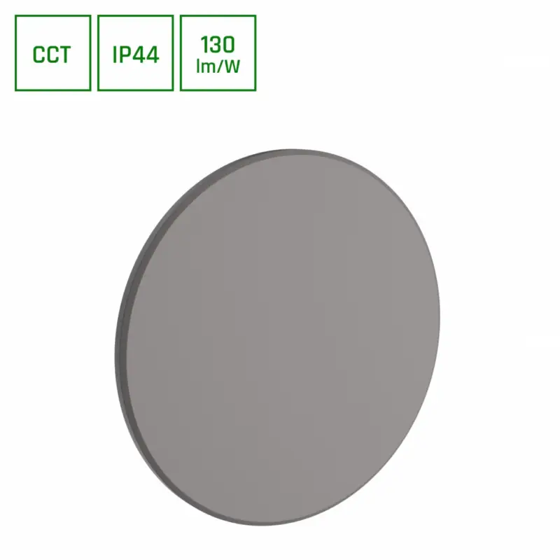Biztonságos fizetés PIATTA 18W 230V IP44 CCT 250x47 mm szürke