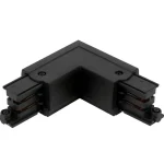 Connector L for 3 phase trak LUMICANTO left black PRIME Biztonságos vásárlás