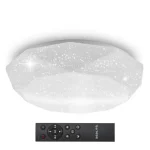 Asalite LED Mennyezeti Lámpa LIZA 48W 3000K/4000K/6500K (4080 lumen) Gyémánt/Csillagos + Távirányító CCT Legjobb ár