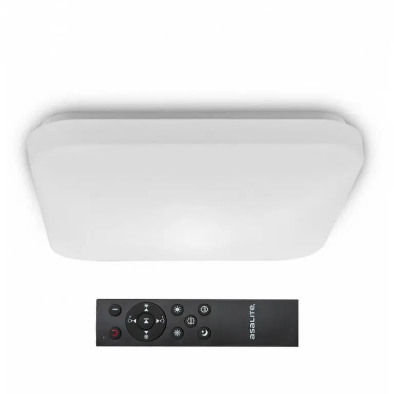 Asalite LED Mennyezeti Lámpa OLIVIA 48W 3000K/4000K/6500K (3400 lumen) Négyzet + Távirányító CCT Prémium