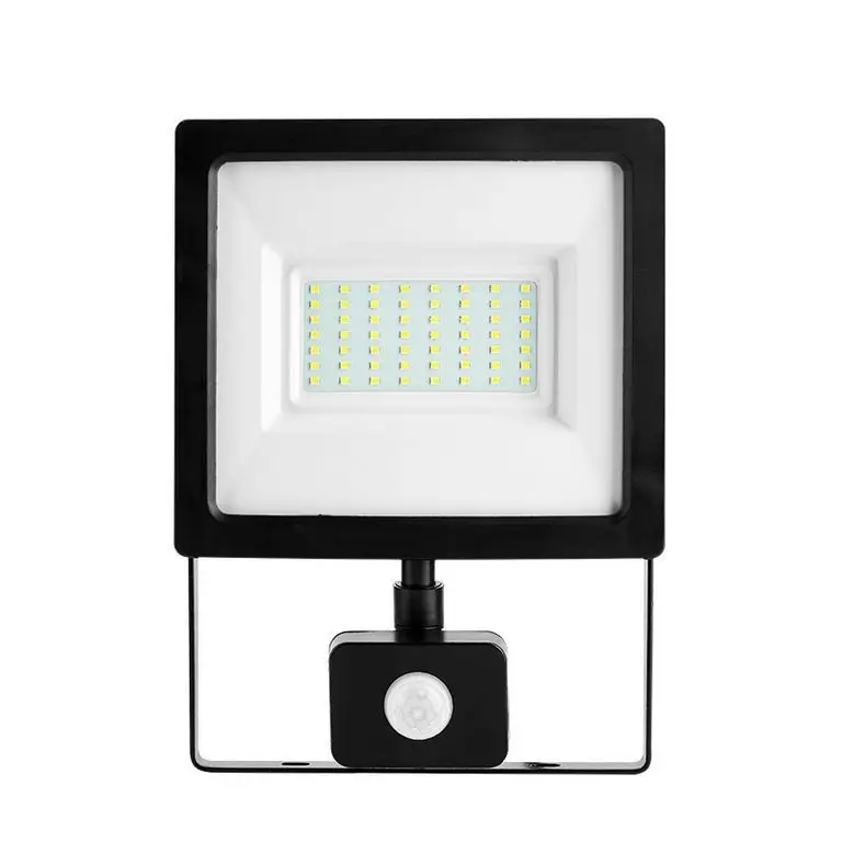 Újdonság Asalite LED Reflektor Slim 50W 6500K (4500 lumen) + Mozgásérzékelő Szenzor