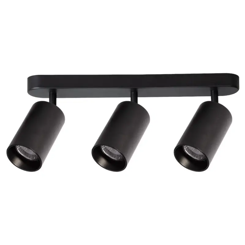 Outlet Pipe Spot fekete 3xGU10 lámpatest