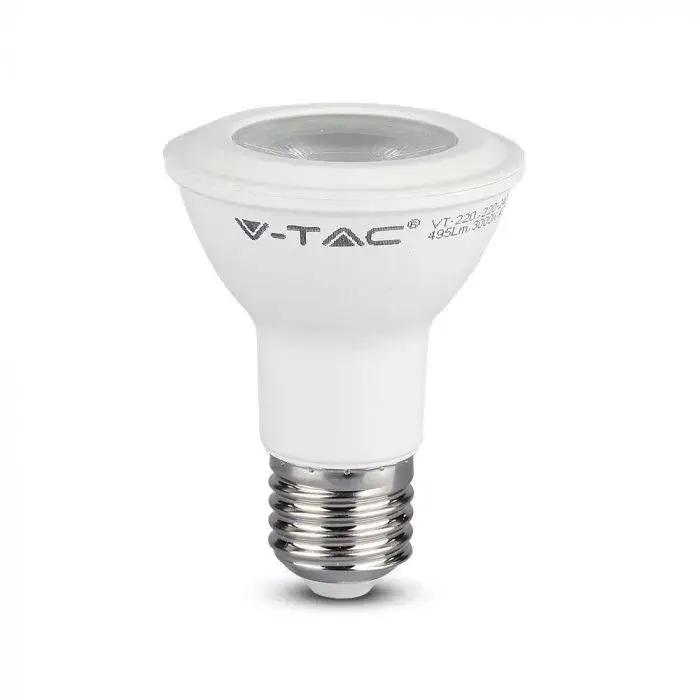 Azonnal elérhető V-TAC LED izzóE27 PAR20 5.8W 40° 3000K spot (Samsung Chip) - 21147