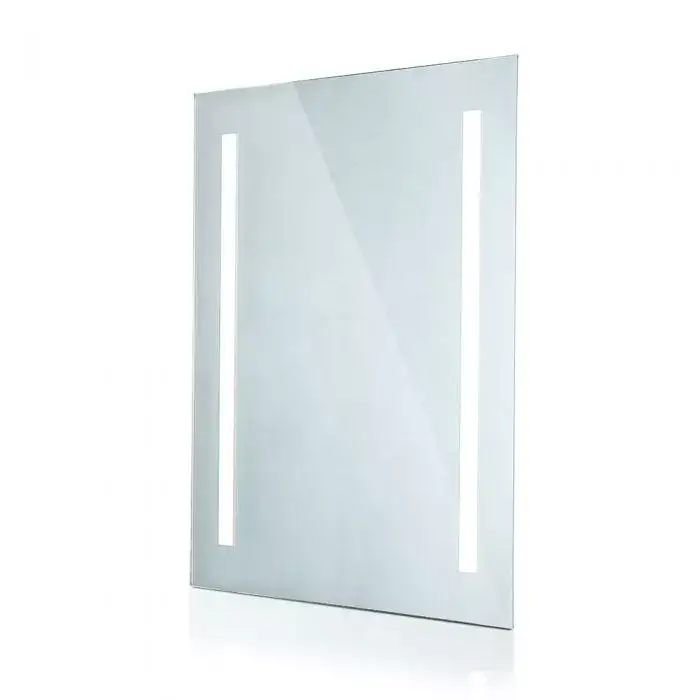 Csak ma V-TAC LED Fali tükörvilágítás kapcsolóval, téglalap forma 17W IP44 6400K - króm - 40441