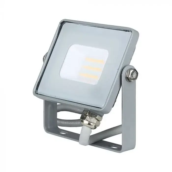 Újdonság V-TAC 10W LED reflektor 100° 4000K szürke házas (Samsung Chip) - 431
