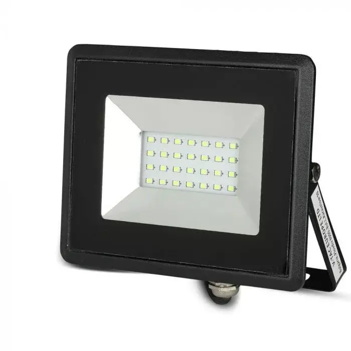 Korlátozott ajánlat V-TAC 20W LED reflektor E-széria 110° zöld fényű, fekete házas - 5991