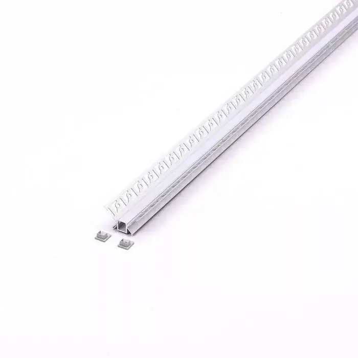 Akciós ár V-TAC Alumínium profil - Gipszkartonba glettelhető - Sarok belső - Tejfehér fedlappal2000 x 45.4 x 25.14 mm- 3362