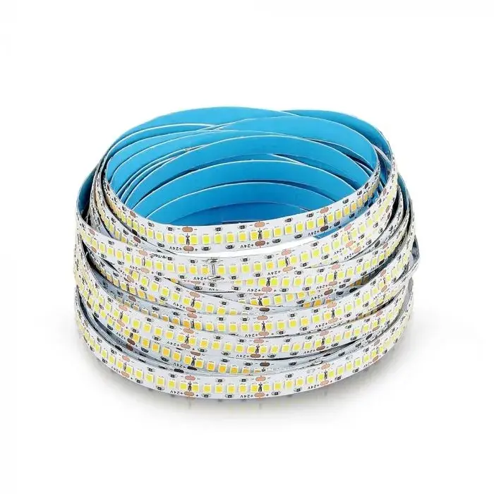 V-TAC LED szalag SMD2835 240LED/M SAMSUNG CHIP 15W/M 24V IP20 6400K - 322 Biztonságos fizetés