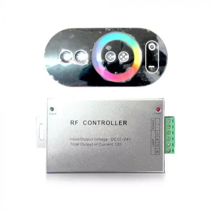 V-TAC LED RGB szalag vezérlő RF érintős távirányítóval - 3312 Outlet