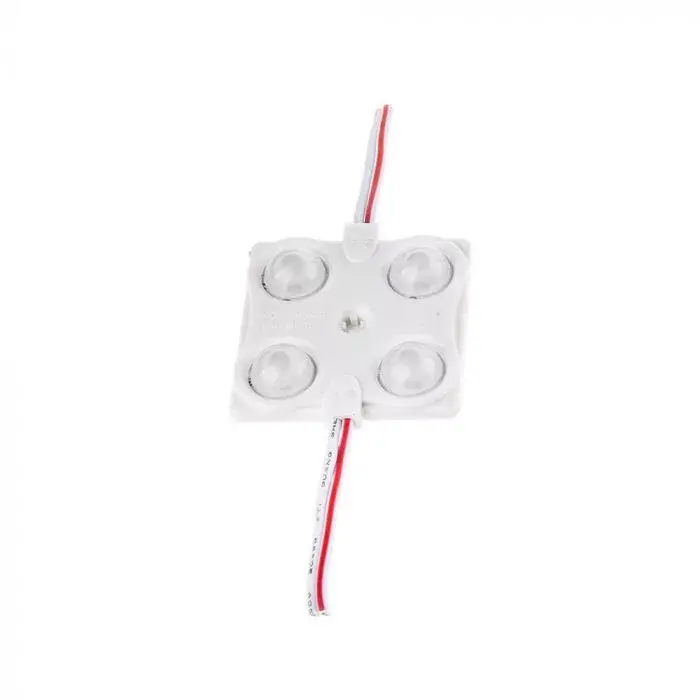 Azonnali szállítás V-TAC LED Modul 1.44W 4 LED SMD2835 IP68 Piros - 5131