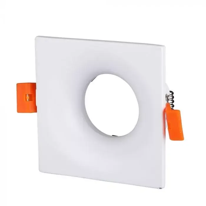V-TAC Led GU10 Spot Keret fehér színű négyzet alakú - 3170 Utolsó esély