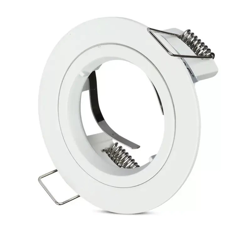 Kiárusítás V-TAC Led GU10 Spot Keret Kerek Fehér - 3642