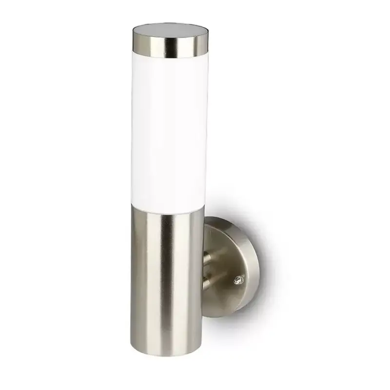 V-TAC 1xE27 Kerti fali lámpa 335mm IP44 - matt króm - 8624 Kiárusítás