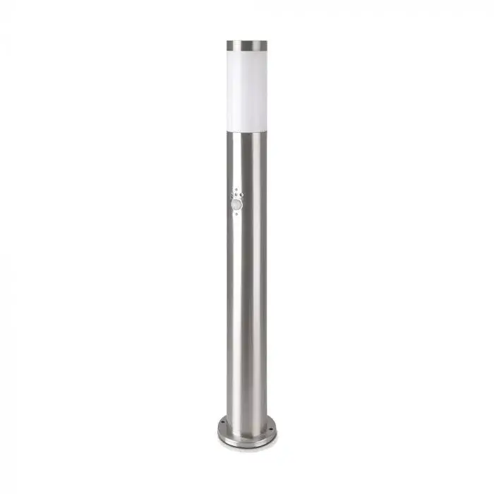 Utolsó esély V-TAC E27 Kerti állólámpa mozgásérzékelővel, kör szürke 800 mm IP44 - 8960