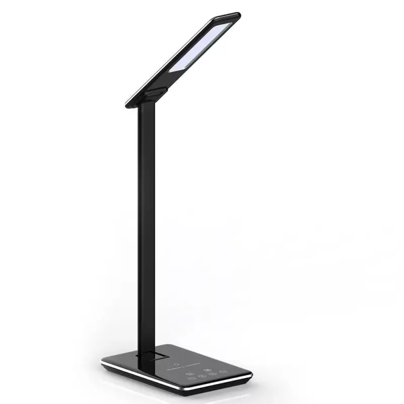 V-TAC LED asztali lámpa 4W 3 az 1-ben vezeték nélküli telefon töltővel - fekete - 218600 Exkluzív ajánlat