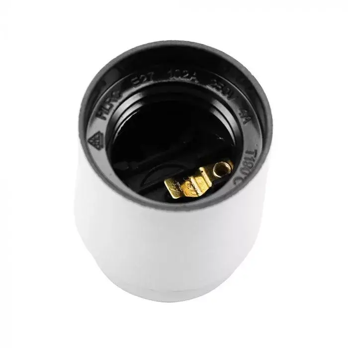 V-TAC E27 Foglalat fehér - 8752 Olcsó