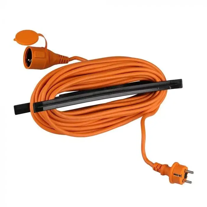 V-TAC Hosszabbító 1.5mm x 15m 16A IP44 narancssárga+ fekete - 8816 Alacsony ár