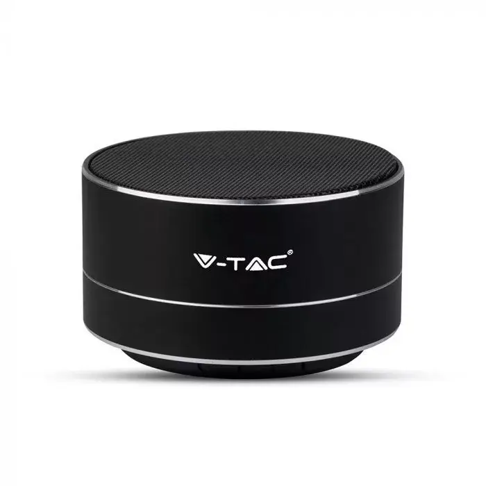 V-TAC Bluetooth hangszóró 3W 400mAh - fekete - 7712 Végkiárusítás