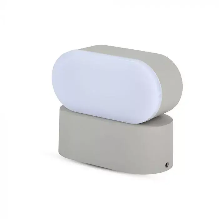 V-TAC LED mozgatható fali lámpatest 6W szürke 3000K - IP65 - 8290 Rendeld meg most