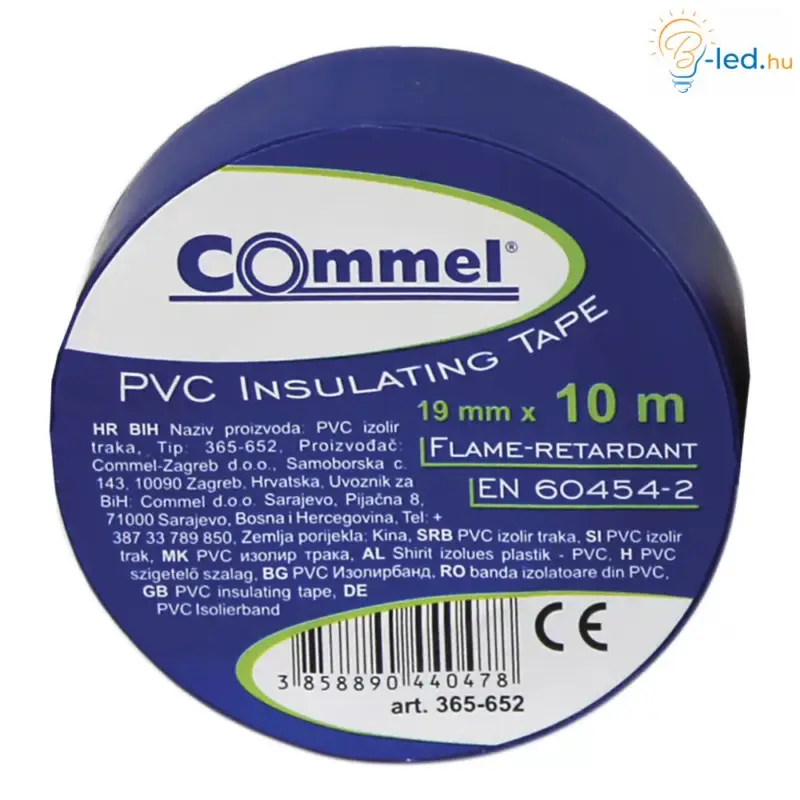 Commel Szigetelő Szalag 19mm x 10m - kék - 365-652 Vedd meg online