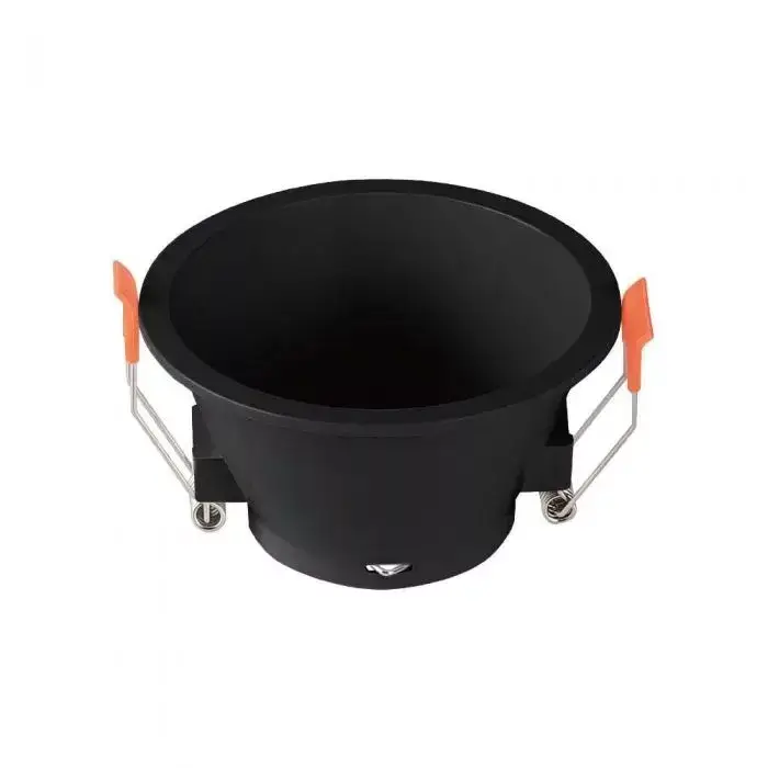 V-TAC Led GU10 Spot Keret kerek beépíthető - fekete - 6637 Prémium
