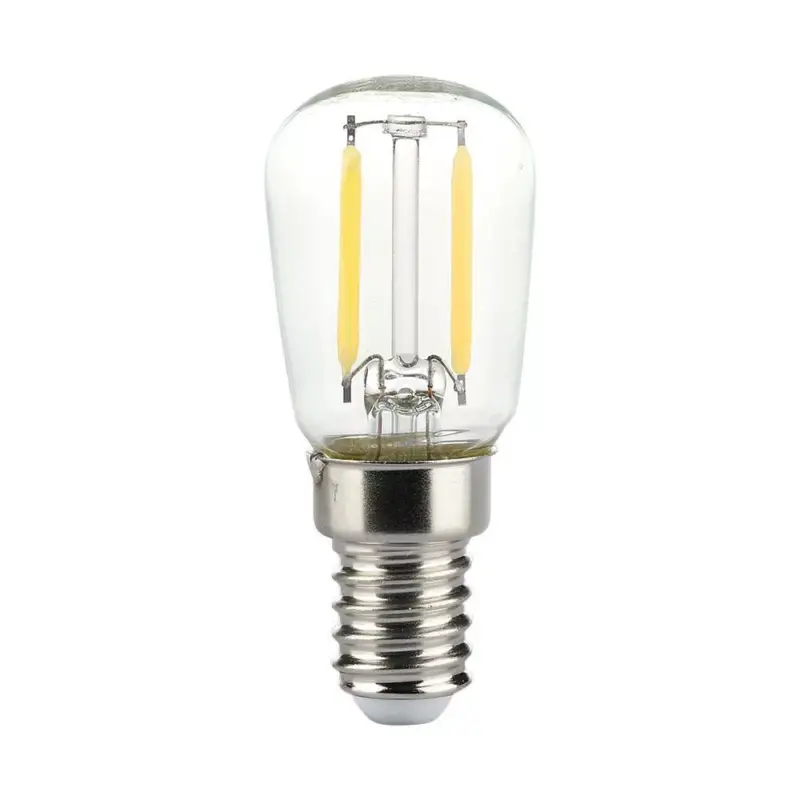 V-TAC Átlátszó LED izzó filament COGE14 ST64 2W 4000K kisgömb - 214445 Szuper akció