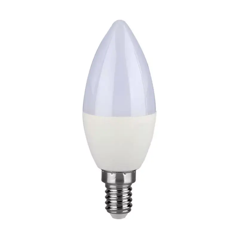 Azonnal elérhető V-TAC LED izzóE14 C37 2,9W 180° 4000K gyertya - 2985