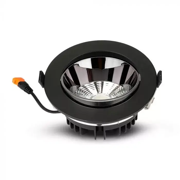Újdonság V-TAC Led COB beépíthető lámpa 20W 3000K - fekete - 2120054