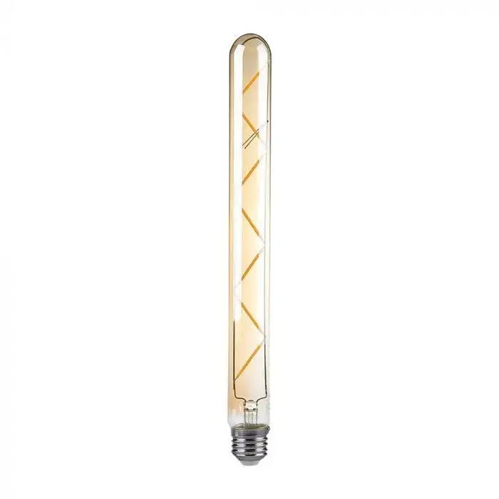 V-TAC Borostyán LED izzó filament COGE27 T30 7W 2200K - 217144 Azonnal elérhető